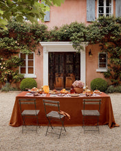 Load image into Gallery viewer, 100% Linen Tablecloth in Rust