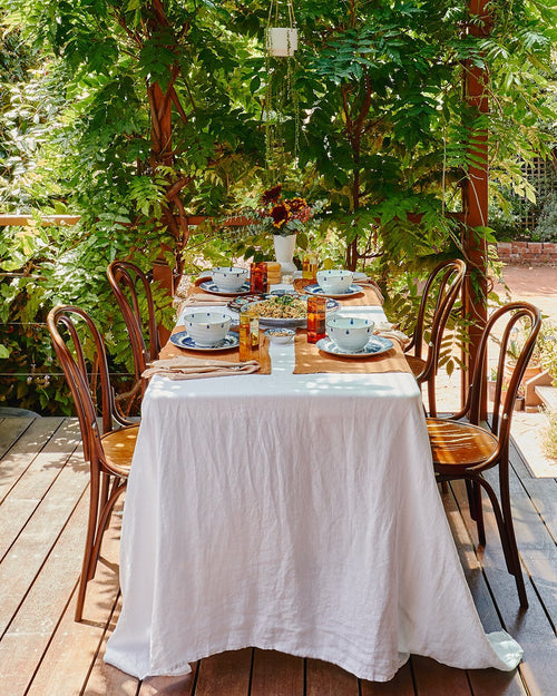 100% Linen Placemats in Rust (Set of Four)