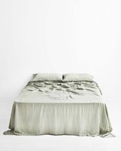Load image into Gallery viewer, Sage 100% Flax Linen Sheet Set