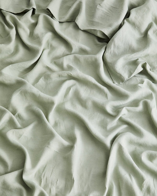 Sage 100% Flax Linen Bedding Set
