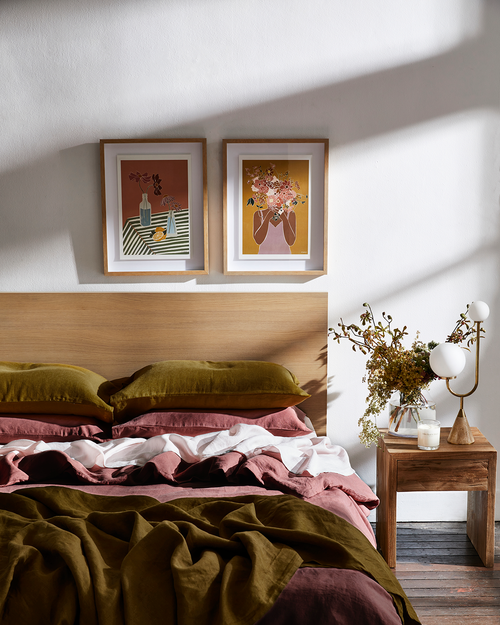 Mineral 100% Flax Linen Bedding Set