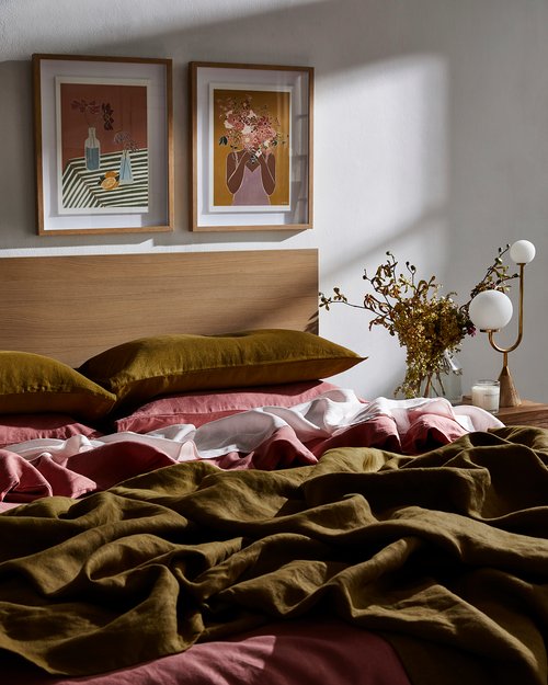 Mineral 100% Flax Linen Bedding Set