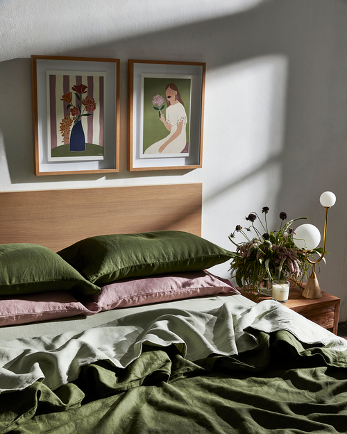 Mineral 100% Flax Linen Bedding Set