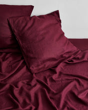 Load image into Gallery viewer, Petrol 100% Flax Linen Bedding Set