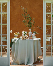 Load image into Gallery viewer, 100% Linen Tablecloth in Sage
