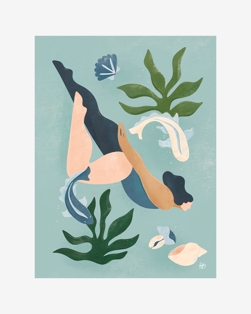 Maggie Stephenson x Bed Threads 'Submerge' Print