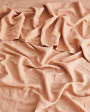 Load image into Gallery viewer, Terracotta 100% Flax Linen Fitted Sheet