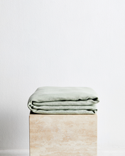 Load image into Gallery viewer, Sage 100% French Flax Linen Throw