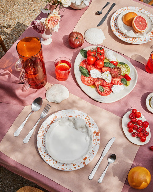 100% Linen Placemats in Terracotta (Set of Four)
