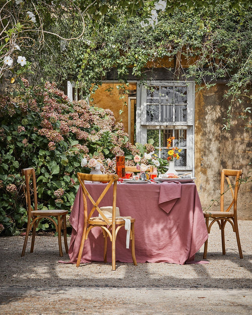 100% Linen Placemats in Terracotta (Set of Four)