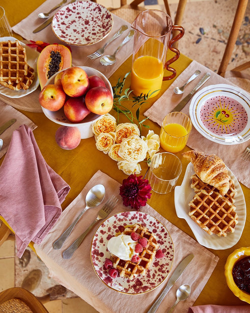 100% Linen Tablecloth in Turmeric