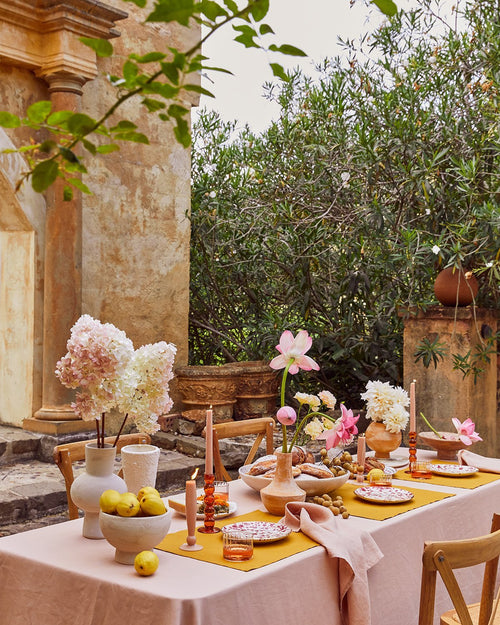 100% Linen Placemats in Turmeric (Set of Four)