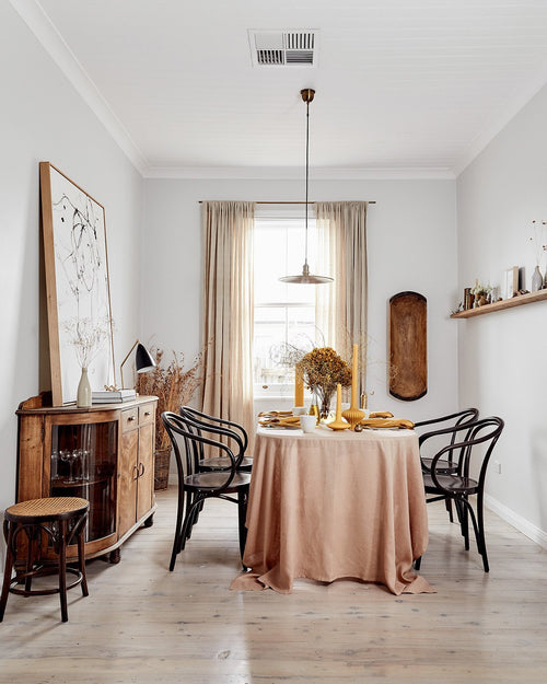 100% Linen Napkins in Turmeric (Set of Four)