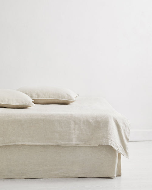 Oatmeal 100% Flax Linen Valance