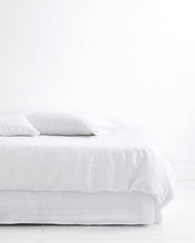 Load image into Gallery viewer, White 100% Flax Linen Valance