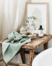 Load image into Gallery viewer, Stripe 100% Flax Linen Fitted Sheet