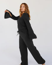 Load image into Gallery viewer, 100% French Flax Linen Top in Charcoal
