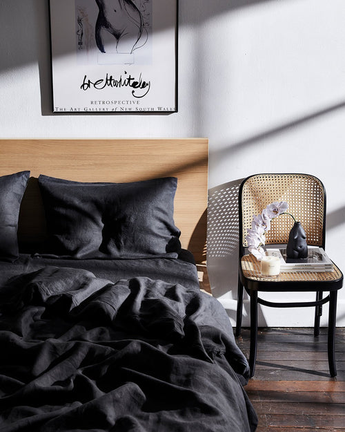 100% French Flax Linen Slip in Olive