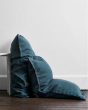 Load image into Gallery viewer, Petrol 100% Flax Linen Pillowcases (Set of Two)
