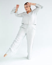 Load image into Gallery viewer, 100% French Flax Linen Top in Pinstripe