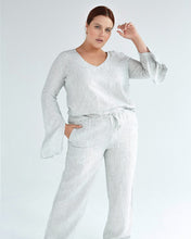 Load image into Gallery viewer, 100% French Flax Linen Top in Pinstripe