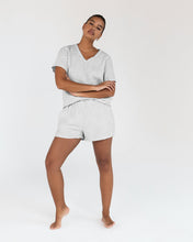 Load image into Gallery viewer, 100% French Flax Linen Shorts in Pinstripe