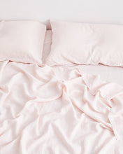 Load image into Gallery viewer, Rosewater 100% Flax Linen Fitted Sheet