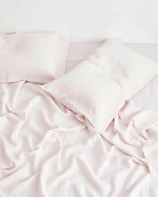 Load image into Gallery viewer, Rosewater 100% Flax Linen Fitted Sheet