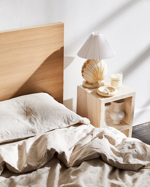 100% French Flax Linen Slip in Olive