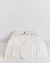 Load image into Gallery viewer, Stripe 100% Flax Linen Flat Sheet